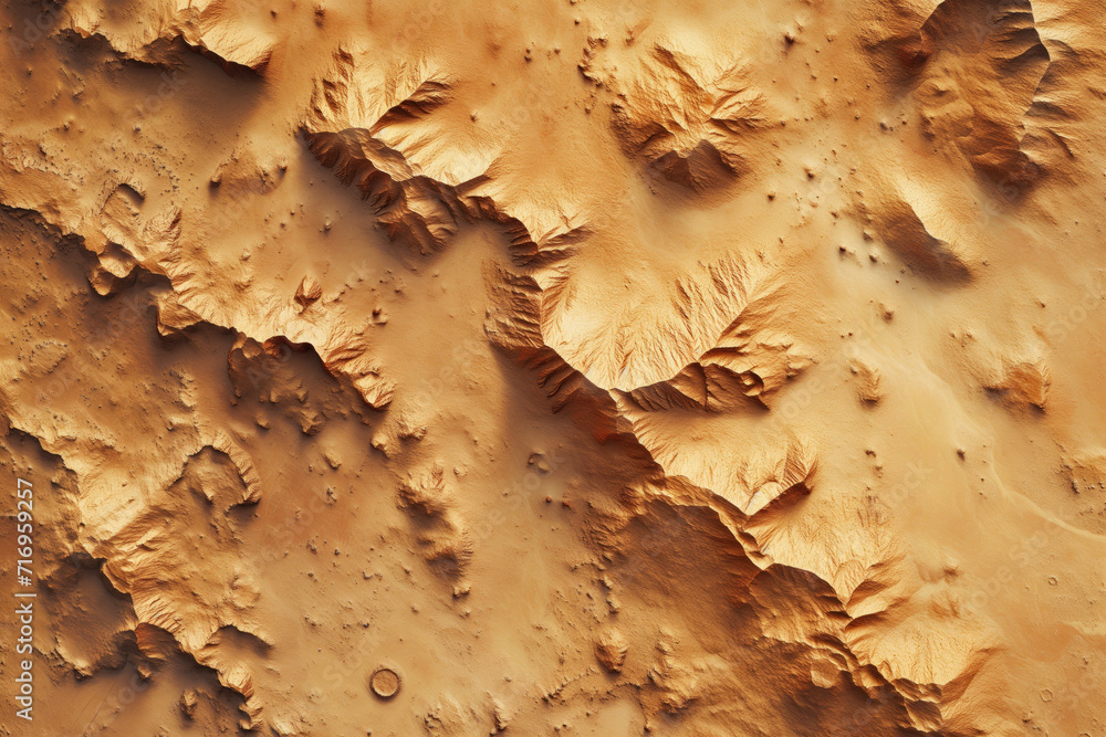 Poster mars surface texture. background image. created with generative ai technology