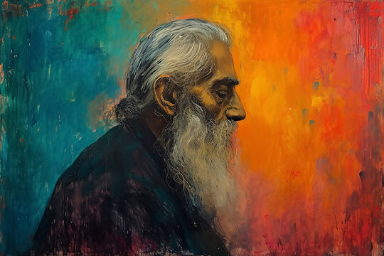 Rabindranath Tagore's modern painting
