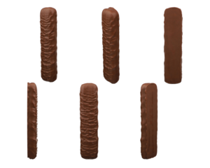 Set of chocolate candies, Set of Different Chocolate Bars, top view, isolated on transparent background, png isolated.