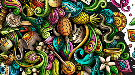 India cartoon banner design