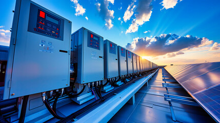 Industrial Power Station: High Voltage Electrical Equipment and Technology in an Energy Facility