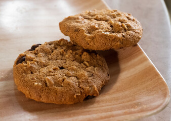 Galletas horneadas de Avena y Chispas de chocolate 