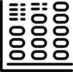 Obraz premium Data loss pc graph icon outline vector. Accident fail. Computing business