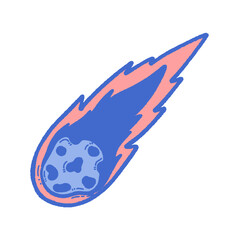 svg astro space doodle element set
