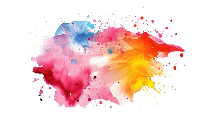 Colorful Watercolor Splash Design