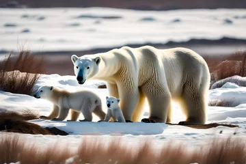 Fototapete polar bear in the region © azka