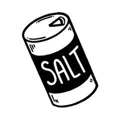 svg bakery ingredient doodle element set