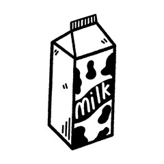 svg bakery ingredient doodle element set