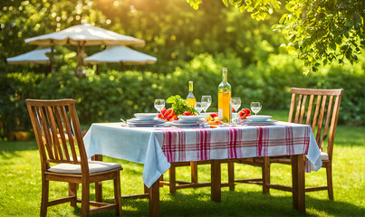 Obraz premium Summertime grill party