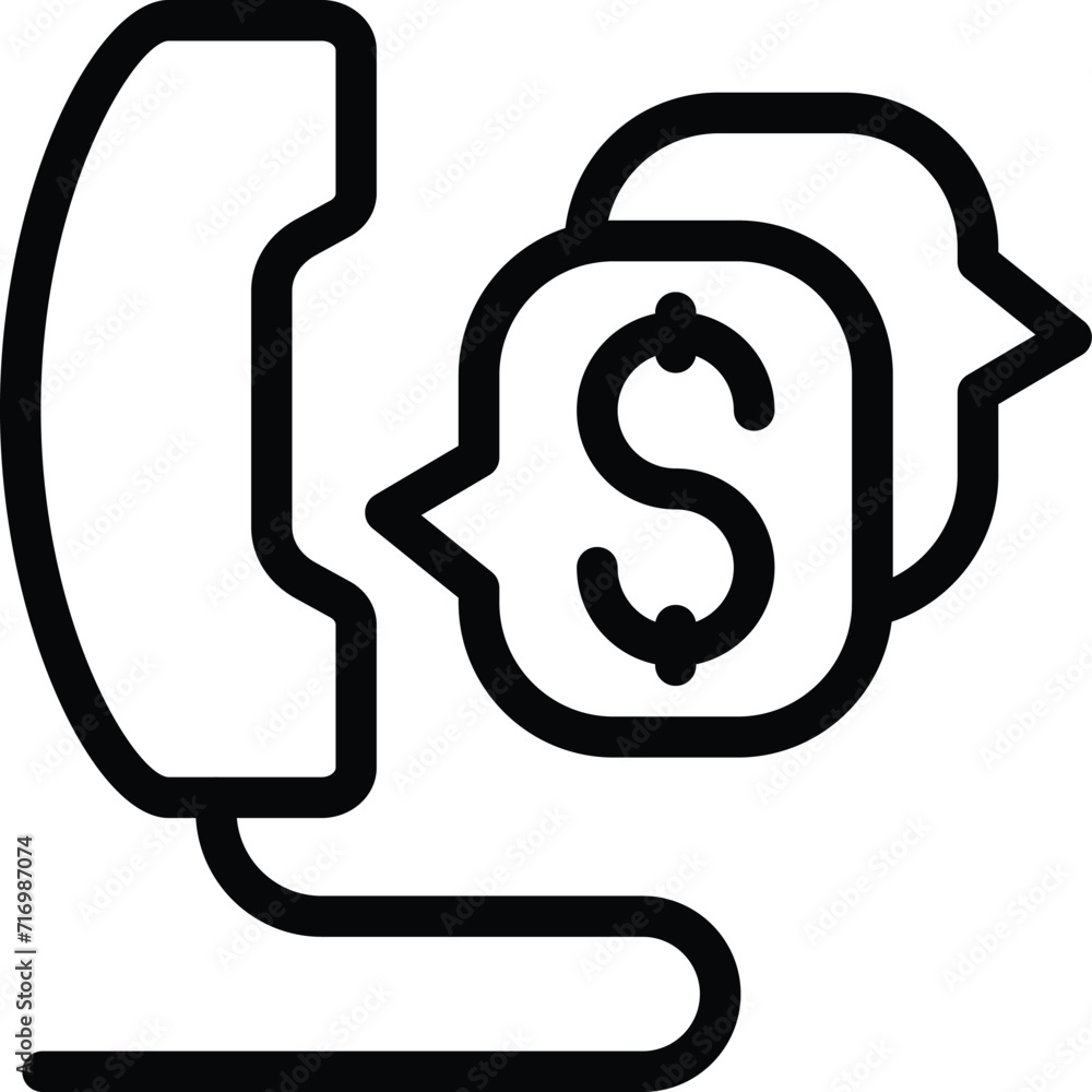 Wall mural call service taxi icon outline vector. cab smartphone. service rider