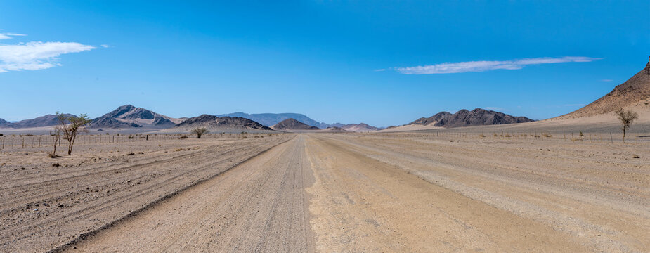 C27 gravel road in  Naukluft desert, south of Sesriem,  Namibia