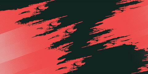 Red radial halftone background.vector