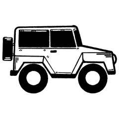 Fototapeta premium svg transports doodle element set 1