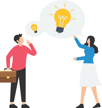 Sharing business ideas, Collaboration meetings, Sharing knowledge, Teamwork thinking the same idea, Team up share creative ideas
