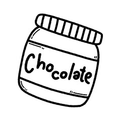 svg chocolate day doodle element set