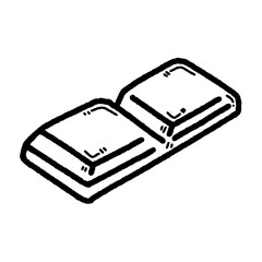 svg chocolate day doodle element set