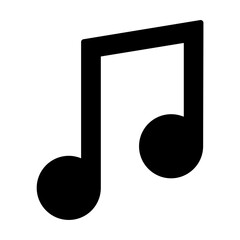 Music box solid glyph icon