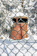 Wachhaus im Schnee