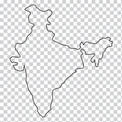 India map vector symbol design