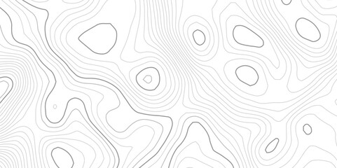 Topographic contour map, topographic map line. Abstract geographic wave grid line map. Geographic mountain relief background.