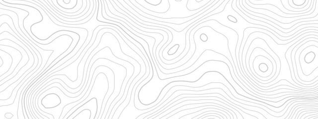 Black and white wavy paper curve relief abstract topographic map background. Geographic mountain relief. Topographic map lines, contour background. Abstract wave lines background.
