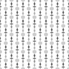 Seamless ornament. Rhombuses, hexagons pattern. Geometrical wallpaper. Quadrangular, hexagonal shapes backdrop. Geometric motif. Polygons background. Digital paper, textile print, abstract. Vector.