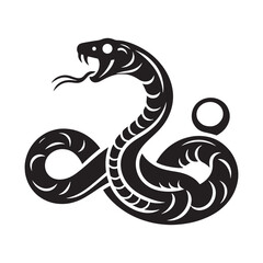 Viper's Vignettes: A Collection of Snake Silhouettes Depicting Vignettes of the Mysterious Lives of These Regal Reptiles - Snake Illustration - Snake Vector




