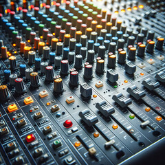 Precision and Artistry: Mastering the Audio Mixing Console