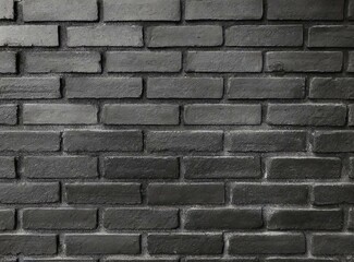 black brick wall, dark background for design