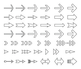 set of arrow icons