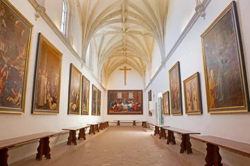 Fototapeten GRANADA, SPAIN - MAY 31, 2015: The refectory in Monasterio de la Cartuja. © Renáta Sedmáková
