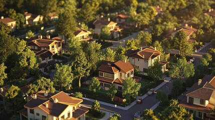 Models of residential houses