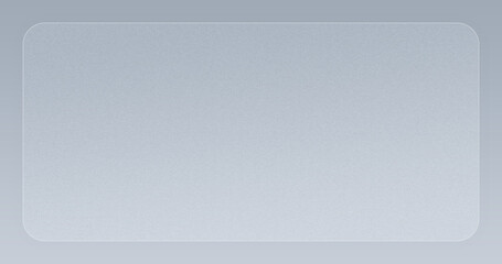 Obraz premium matte white Glassmorphism Background with Realistic Effect and Futuristic UIUX Illustration. Set of transparent glass plate. Card on the pedestal on gray background