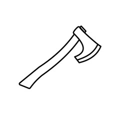 ax - isolated vector illustration