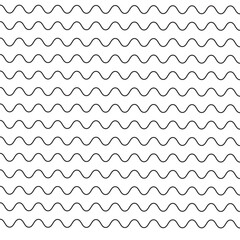 set of wavy zigzag lines