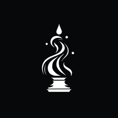 An illustration of a chess piece crafted with simple shapes embraces a minimalist and modern aesthetic.
