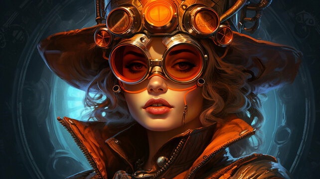 Steampunk-frau-ulrike