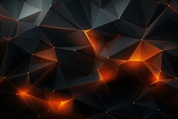 Abstract Random Geometric shapes wireframe background and Gradient geometric wallpaper
