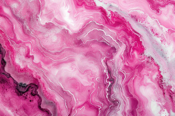 Abstract raspberry pink marble wallpaper for a soft background
