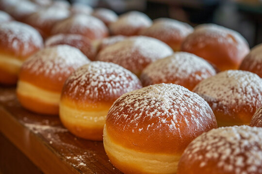 Polish paczki donuts confectionery