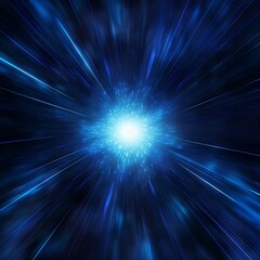 Majestic festive blue bright flash glowing abstract background