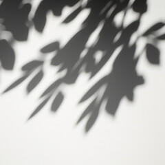 Shadow overlay effect of tree and leaves.