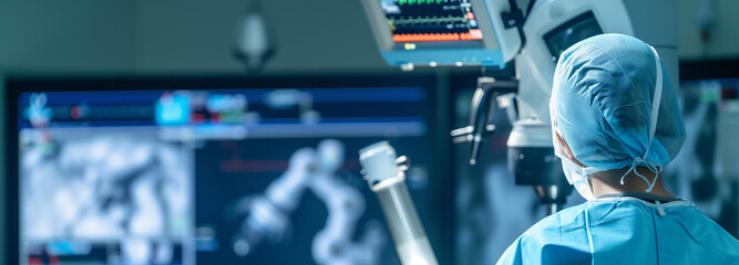 Fototapeta premium The future of autonomous robots in surgery