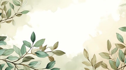 seamless background picture with leaf pattern, leaves, trees, tree branches