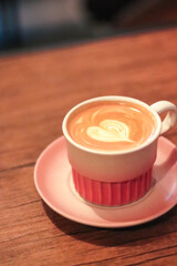 Cappuccino with plant based milk 