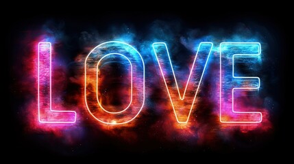 neon sign "LOVE"