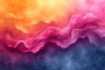Deurstickers Abstract colorful wallpaper background © ranjan