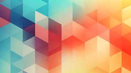 A colorful background with geometric shapes and squares background image concept,,

