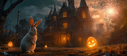 cruel easter bunny halloween easter
