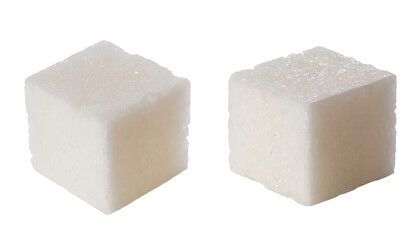 Set of sugar cubes - isolated